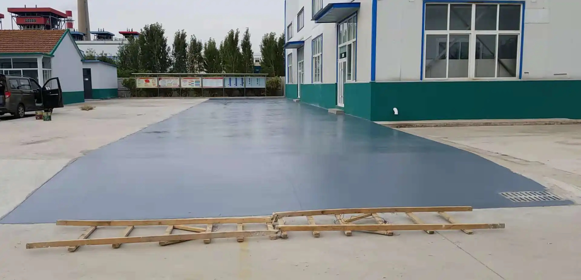 中山车间厂房地坪漆修补翻新